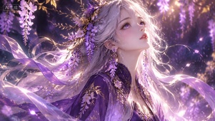 紫藤花神