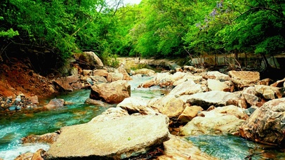 4K唯美治愈山涧