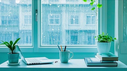 【雨景】冷色调雨景