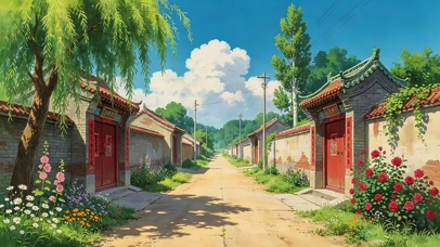 治愈夏日小镇