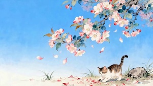 树下猫咪