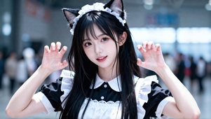 可爱女孩