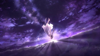 星空下坠美少女