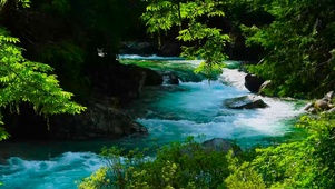 山涧溪流