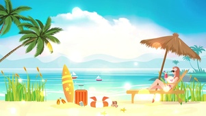 夏季海边