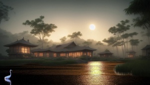 湖上风景