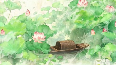 护眼小清新带鱼屏