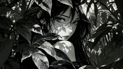 暗调丛林少女