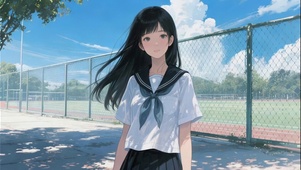 青春校园风女孩