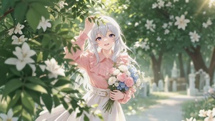 林间捧花伊雷娜