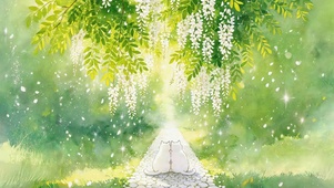 槐花树下猫咪