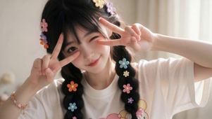 可爱女孩