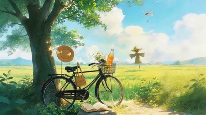 夏日乡村田野