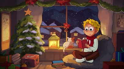 冬季可爱圣诞房间