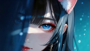 治愈蓝眼女孩