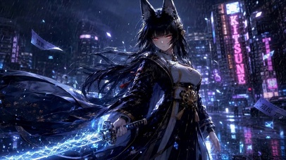 雨夜霓虹剑姬