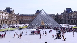 4K 高清 法国巴黎卢浮宫