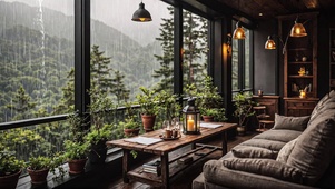 【雨景】山野雨景