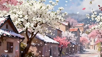 春天气息带鱼屏