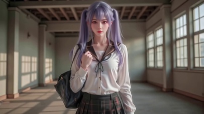 国漫女神天穹双马尾JK制服装