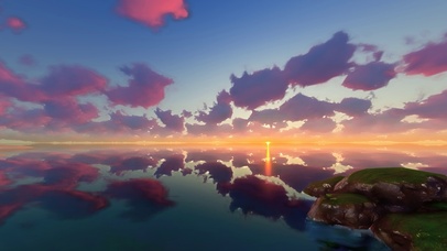 夕阳之镜4K帧循环