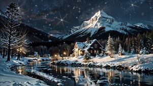 雪山与雪