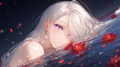 水中女孩