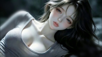 暗房中的瑜伽少女