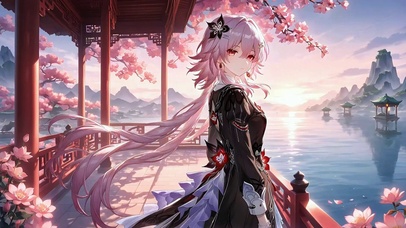 长夜月丨高阁眺海丨