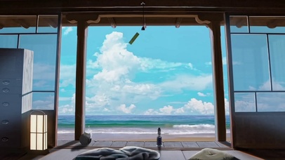 唯美舒适海边风铃