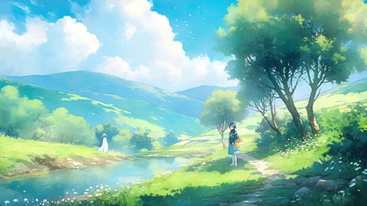 小清新护眼绿色壁纸