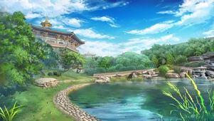 古风房屋风景