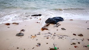 4K海边沙滩海浪