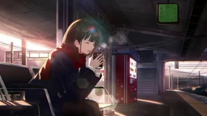 地铁温馨美少女