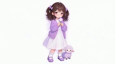 女孩与萌宠