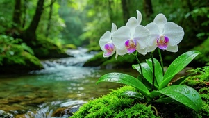 森系溪流蝴蝶兰
