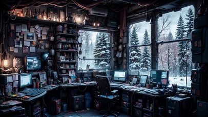 【雪景】雪原深处的秘密基地