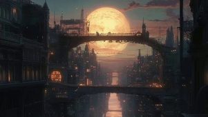 圆月未来科技城市建筑