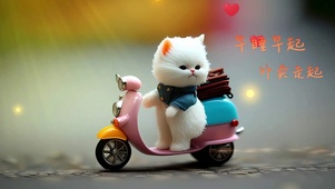 送外卖的小猫咪