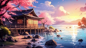 治愈海边风景