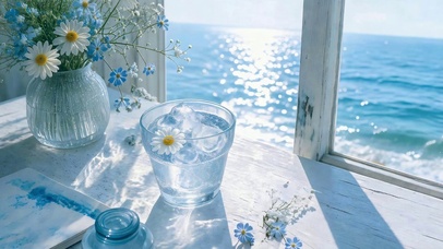 碎光与海雏菊