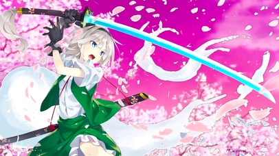 樱花下的女剑士