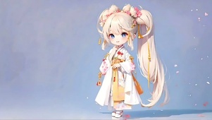 动漫小女孩