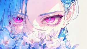 紫瞳花颜