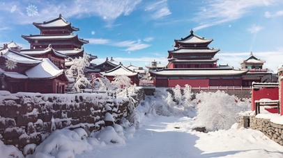 古风雪景