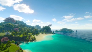海岛海浪