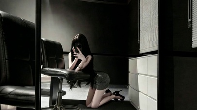 黑色禁欲系少女