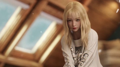 窗前清纯女生萝莉