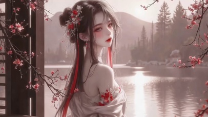 性感国风美女回眸情深