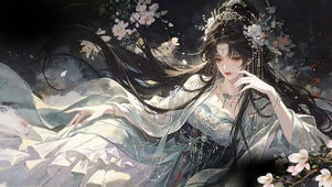 古风动漫花仙少女